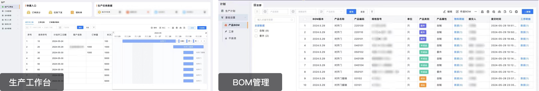 核心应用场景：生产过程管理