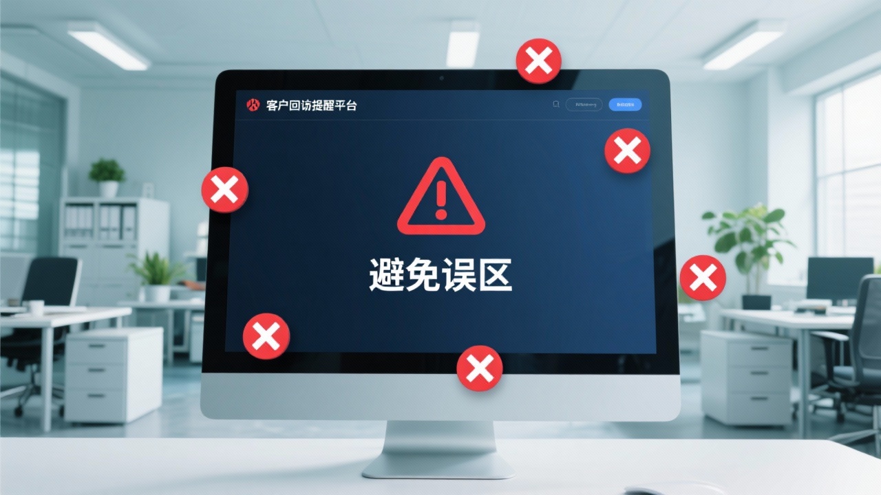 客户回访提醒平台项目中必须避免的5大误区