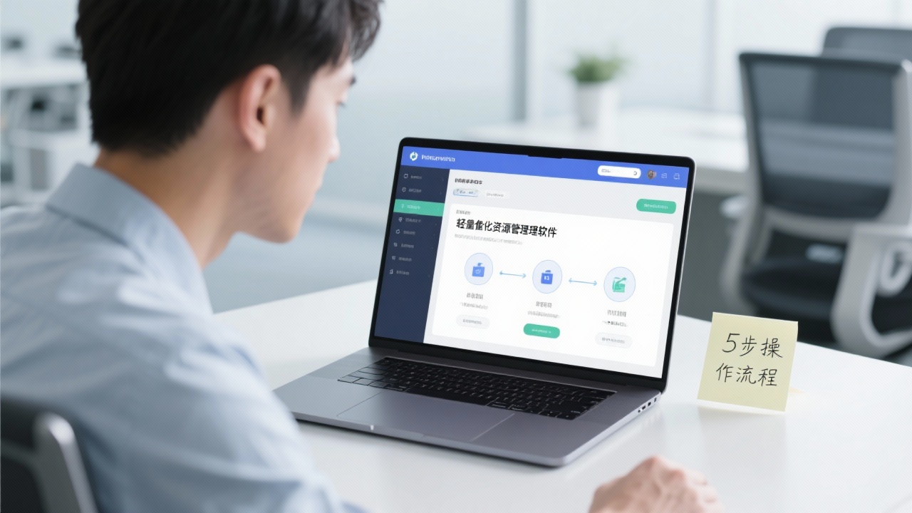 如何开始轻量化资源管理软件？5步完整操作流程