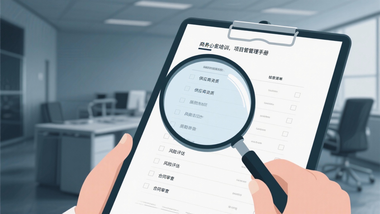 供应商评估管理工具实施前的完整检查清单
