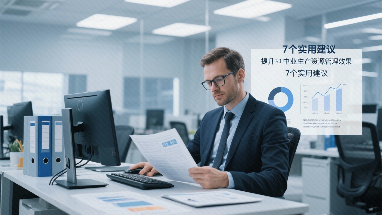 提升中小企业生产资源管理​效果的7个实用建议