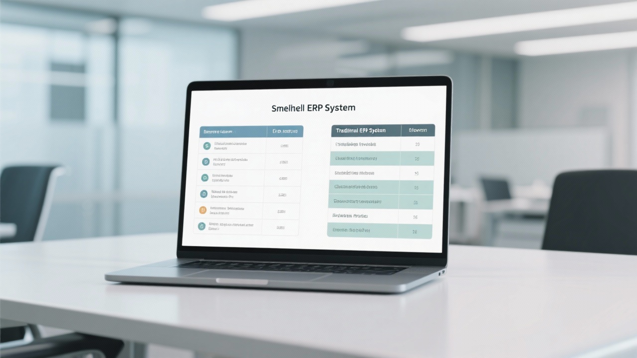 智能ERP系统与传统ERP的区别在哪里？一张表格告诉你差异