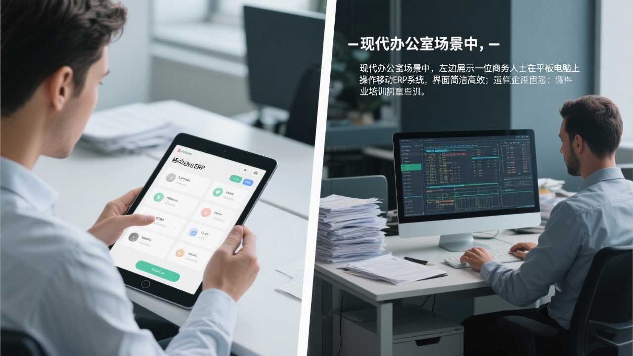 移动ERP系统与传统ERP的区别在哪里？一张图告诉你