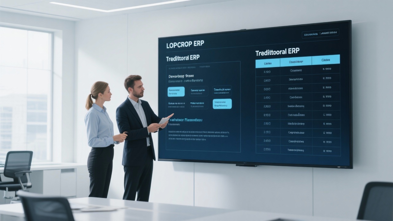 低代码ERP与传统ERP的区别在哪里？一张表格告诉你真相