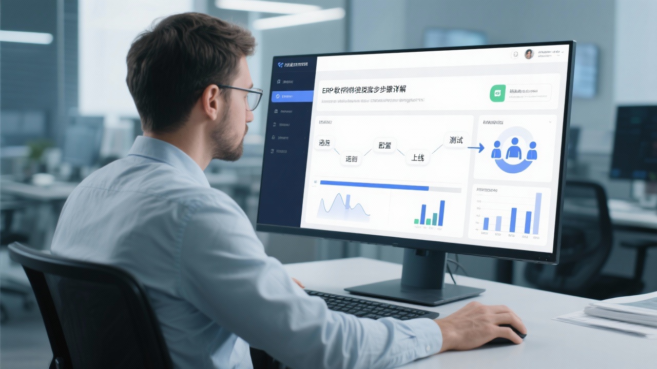 ERP软件实施步骤详解：从选型到上线的全流程拆解