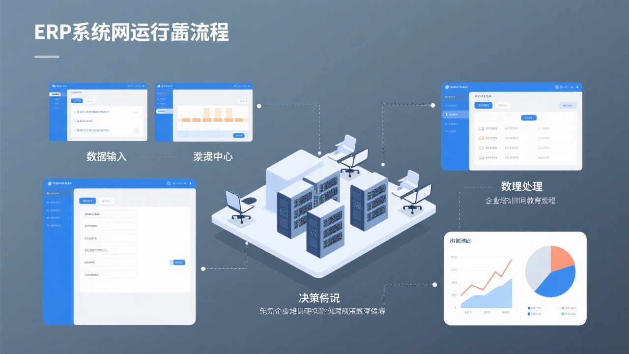 ERP系统如何运行？从数据输入到决策输出的全流程解析