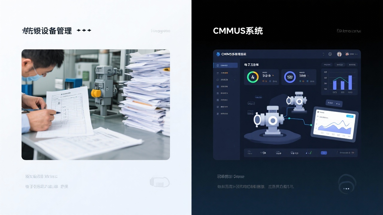 CMMS系统与传统设备管理的区别在哪里？一张图告诉你