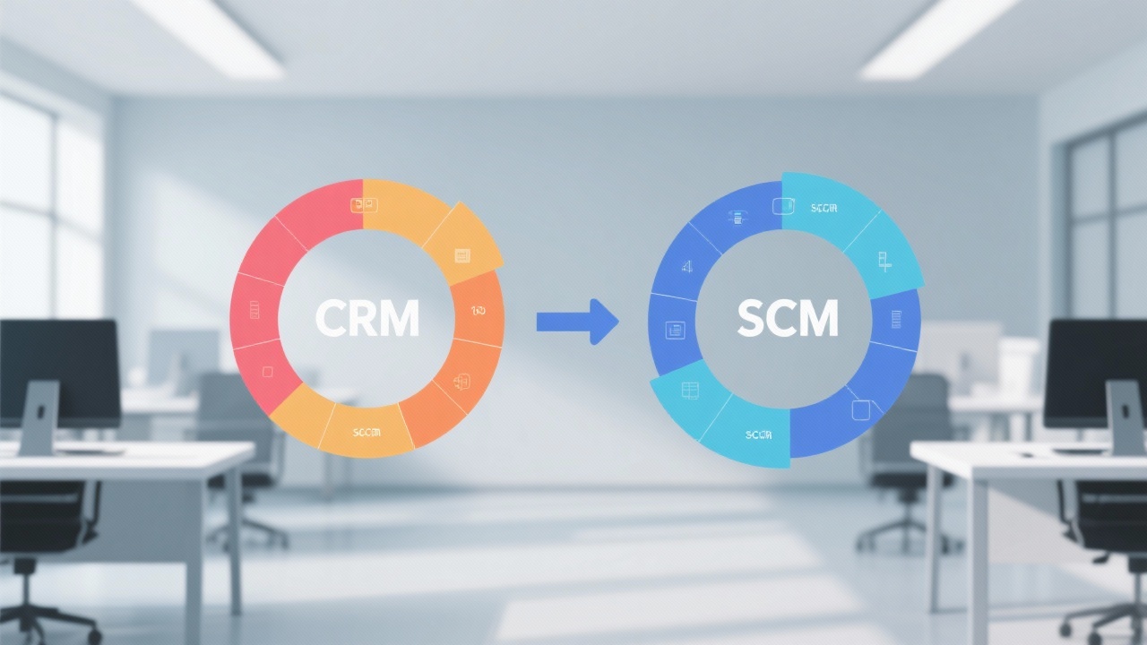 CRM系统与SCM系统的差异对比：原理性分析