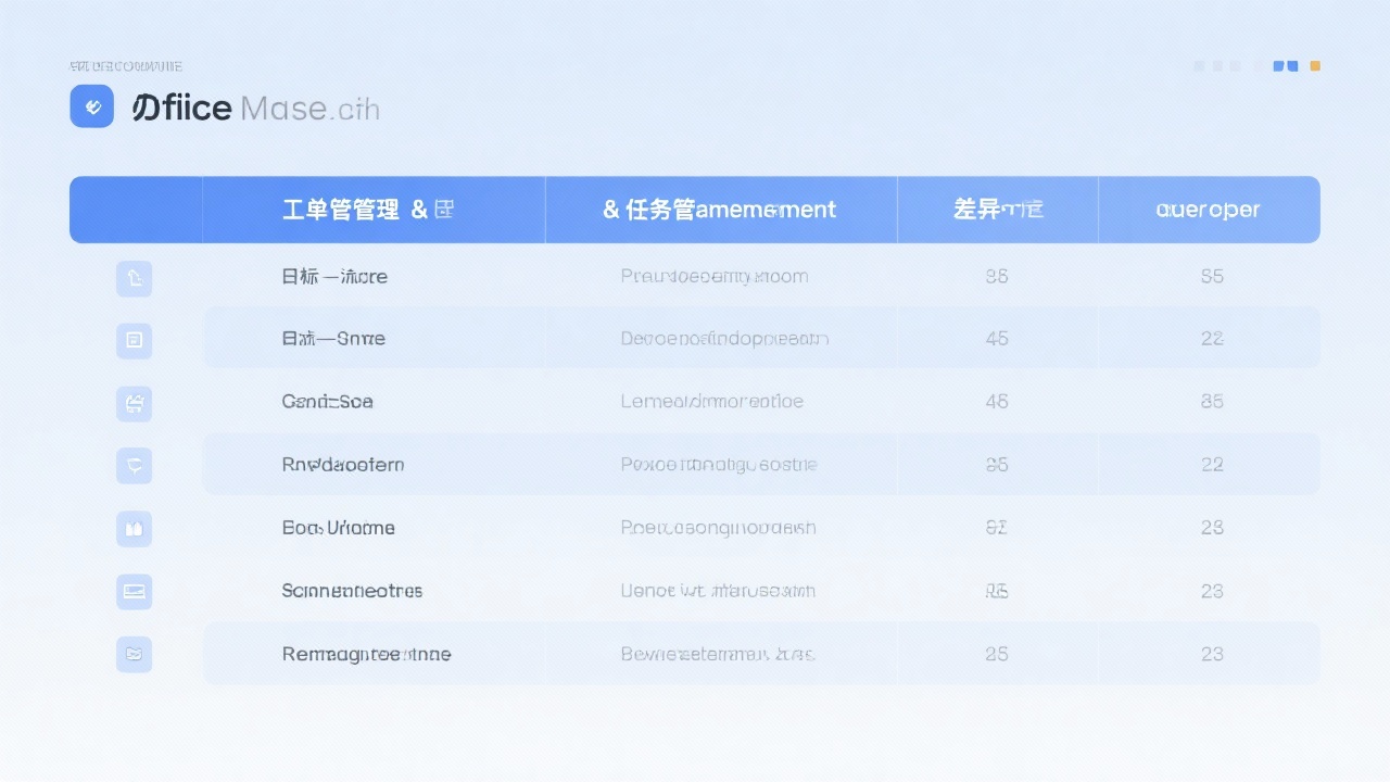 工单管理与任务管理的区别是什么？一张表告诉你差在哪