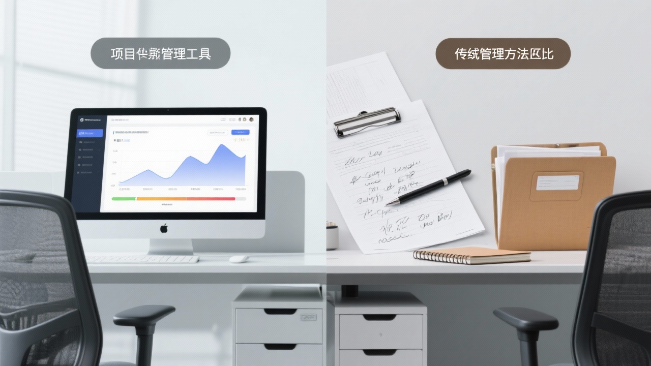 项目管理工具与传统管理方法的区别在哪里？一张图告诉你