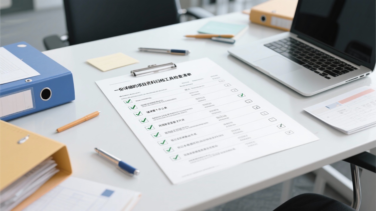 项目资料归档工具实施前的完整检查清单