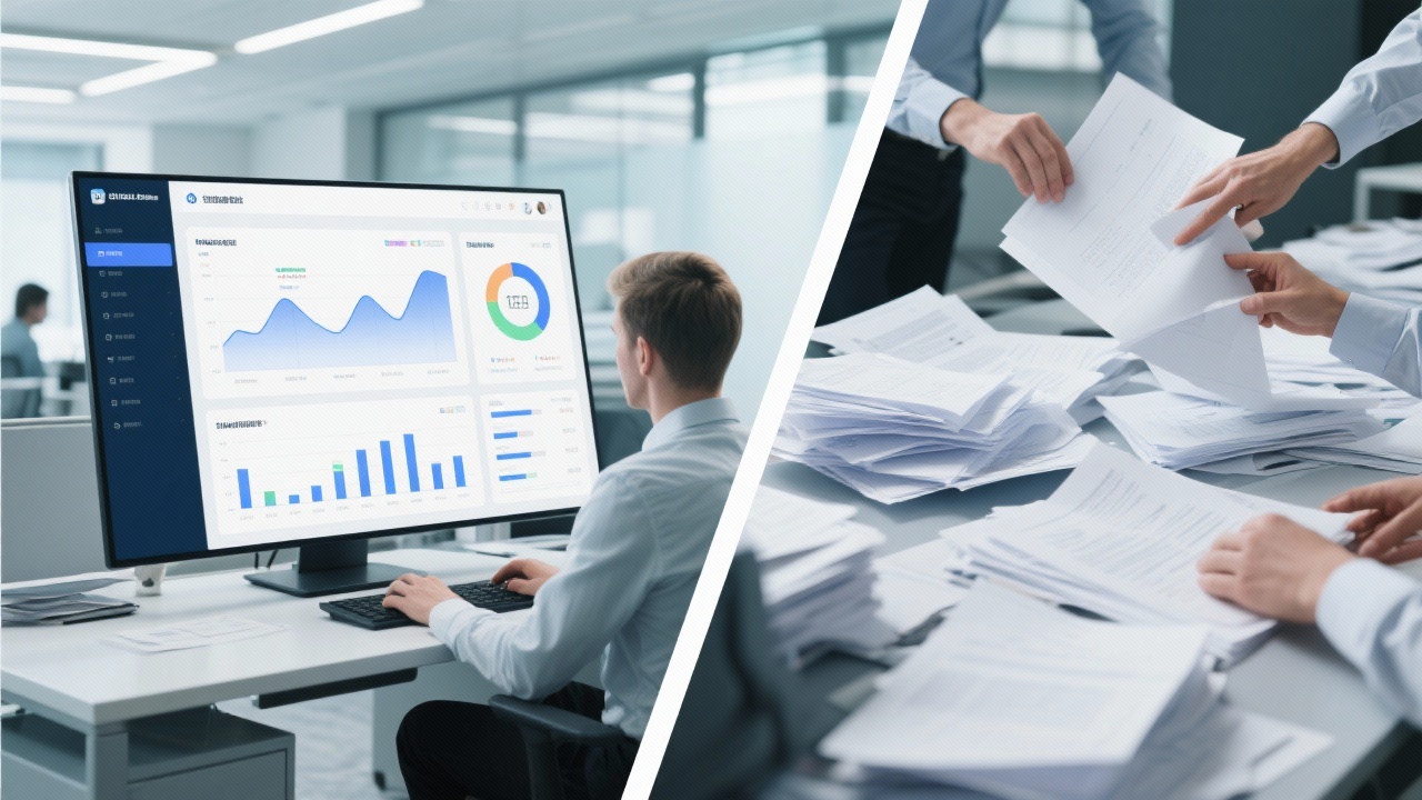 企业管理系统与传统管理方式的对比：优劣一目了然