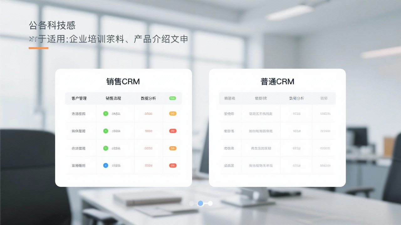 销售CRM与普通CRM的区别是什么？一张表格告诉你差异