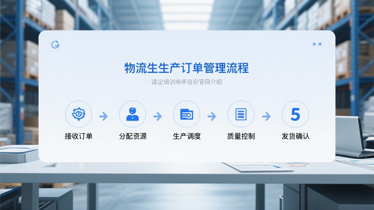 如何开始物流企业生产订单管理？5步完整操作流程