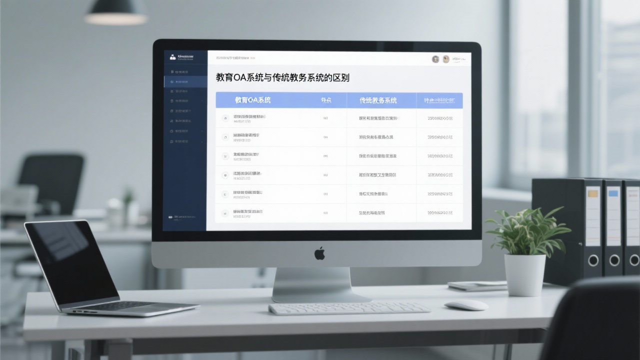 教育OA系统与传统教务系统的区别在哪里？一张表格告诉你