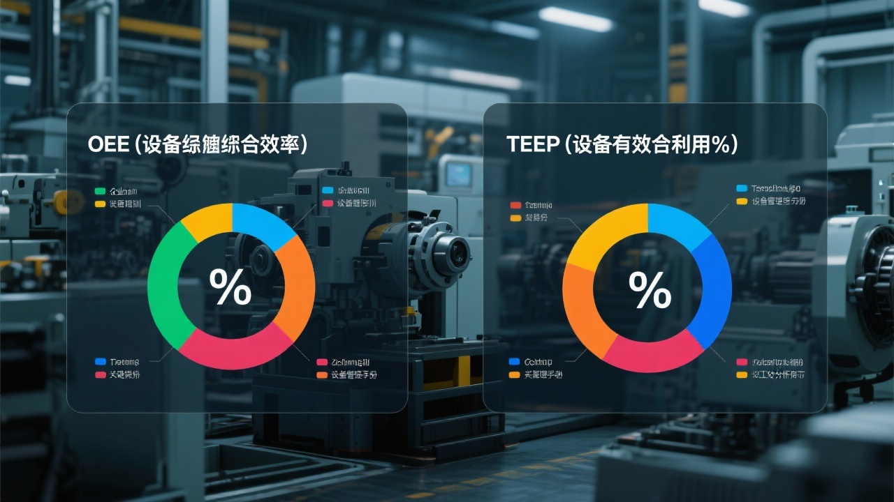 OEE与TEEP的区别在哪里？一张图看清设备效率的两个关键指标