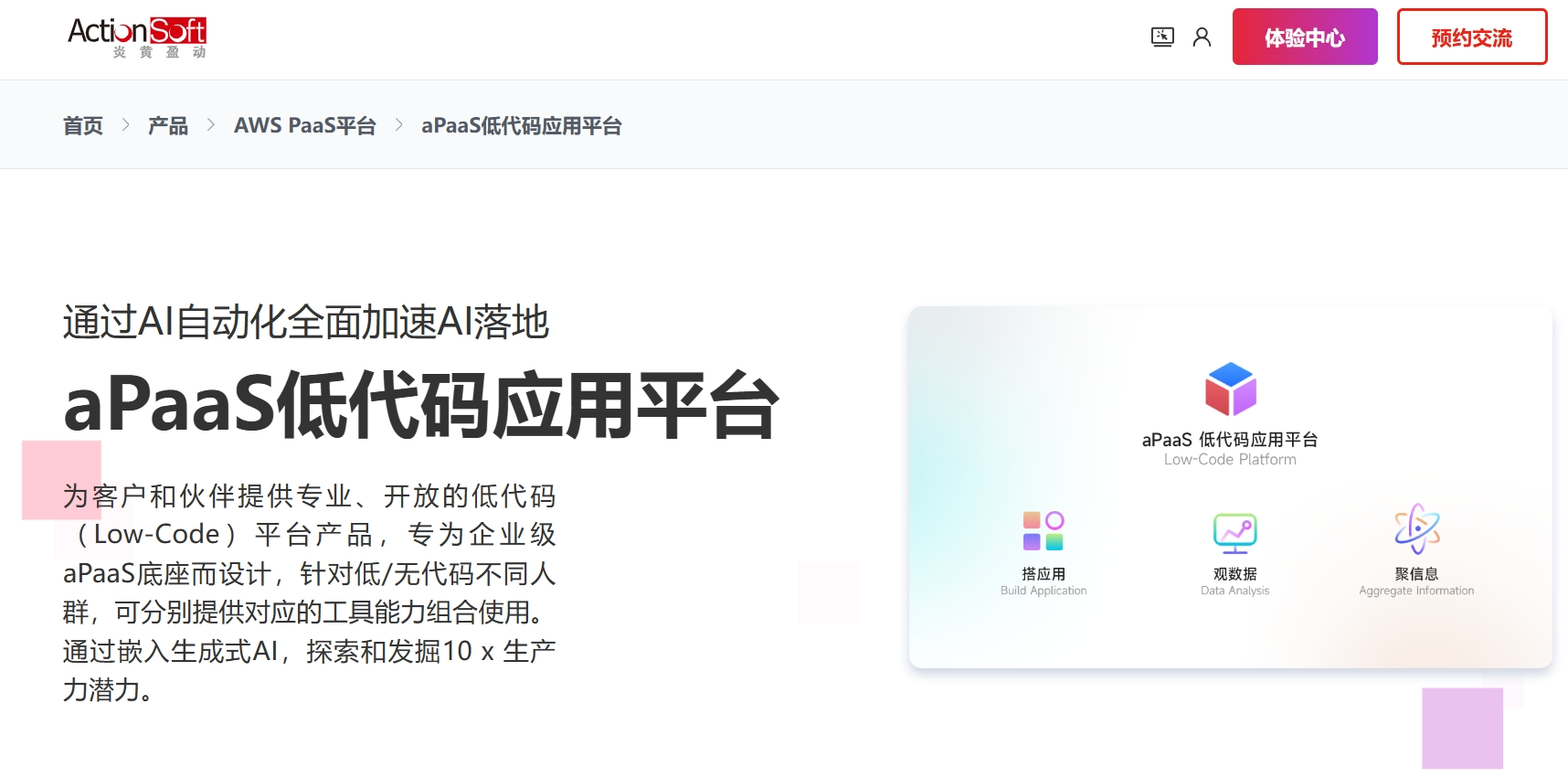 炎黄盈动AWS PaaS平台