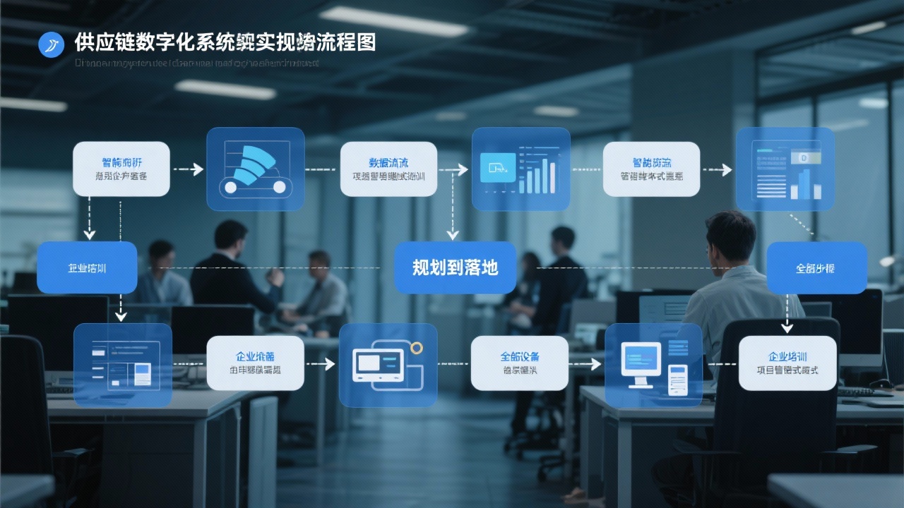 供应链数字化系统的实施步骤详解：从规划到落地的全流程