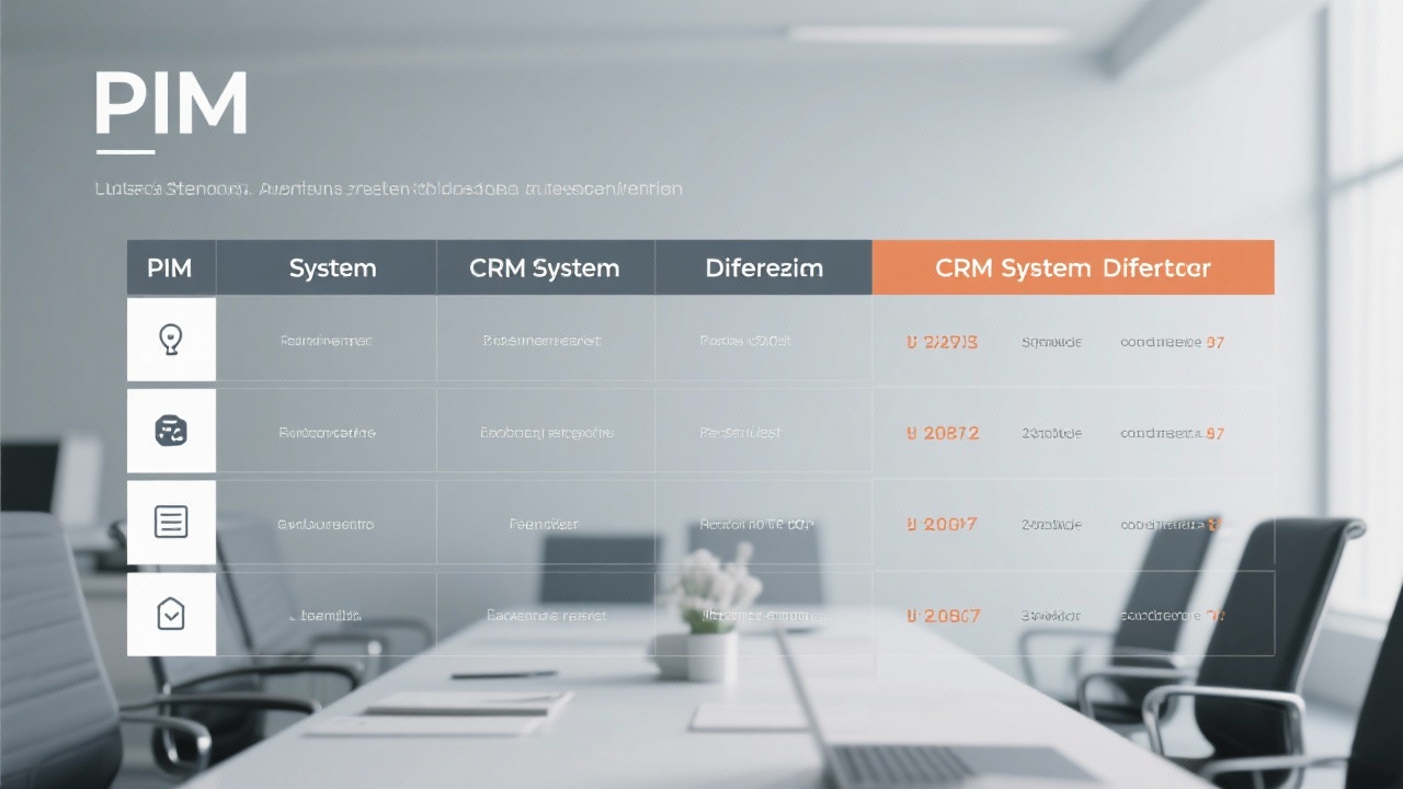 PIM系统与CRM系统的差异，用表格告诉你到底差在哪