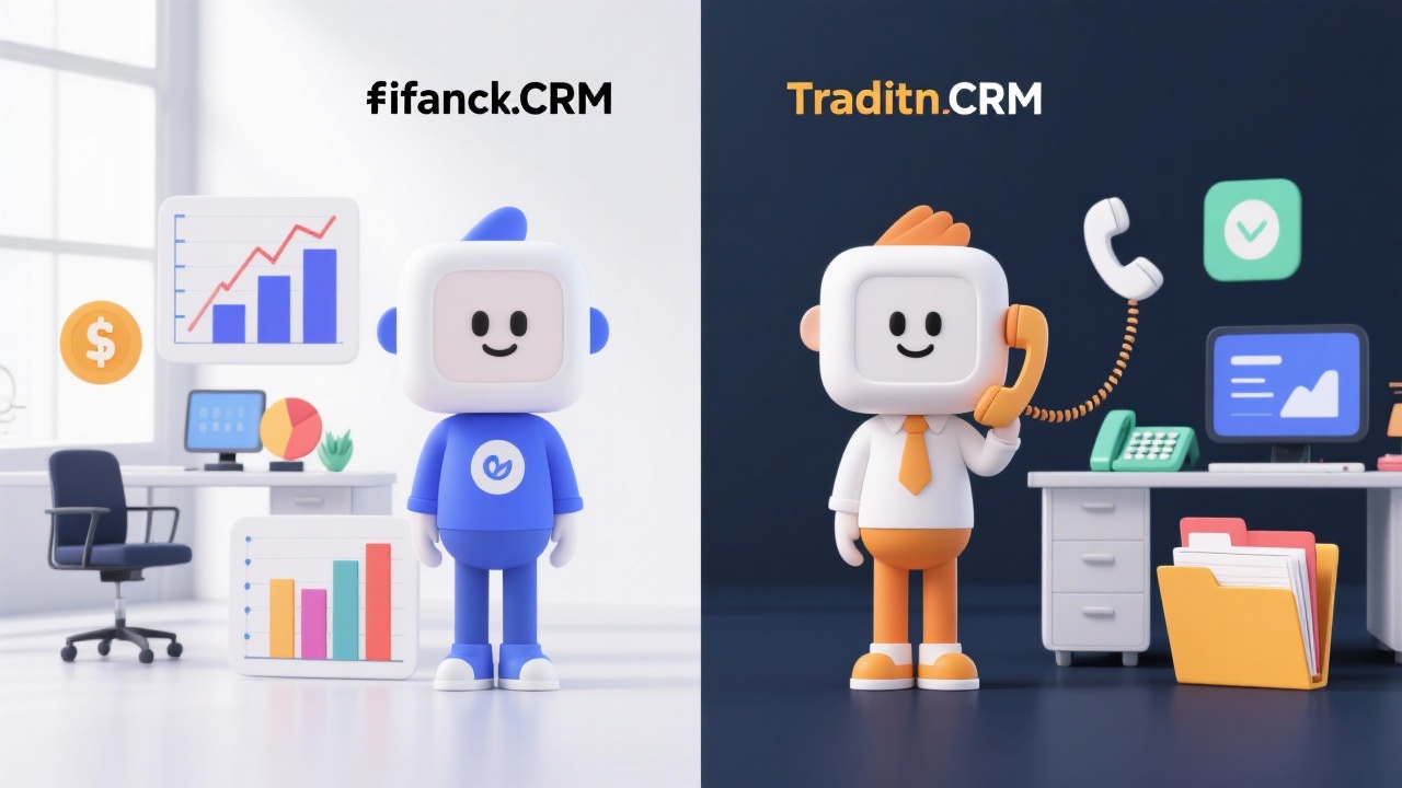 金融CRM与传统CRM的区别在哪里？一张图告诉你差异