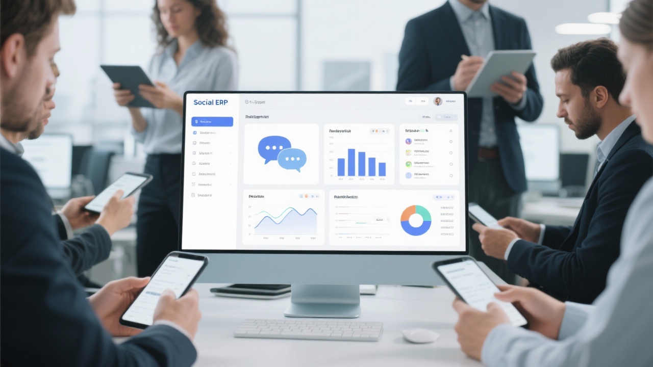 什么是社交ERP？将协作工具融入企业管理的核心优势