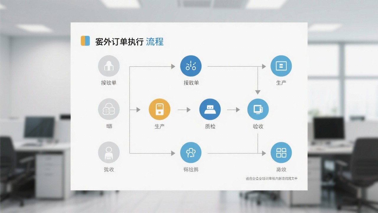 委外订单的执行流程是怎样的？从接单到验收的详细拆解