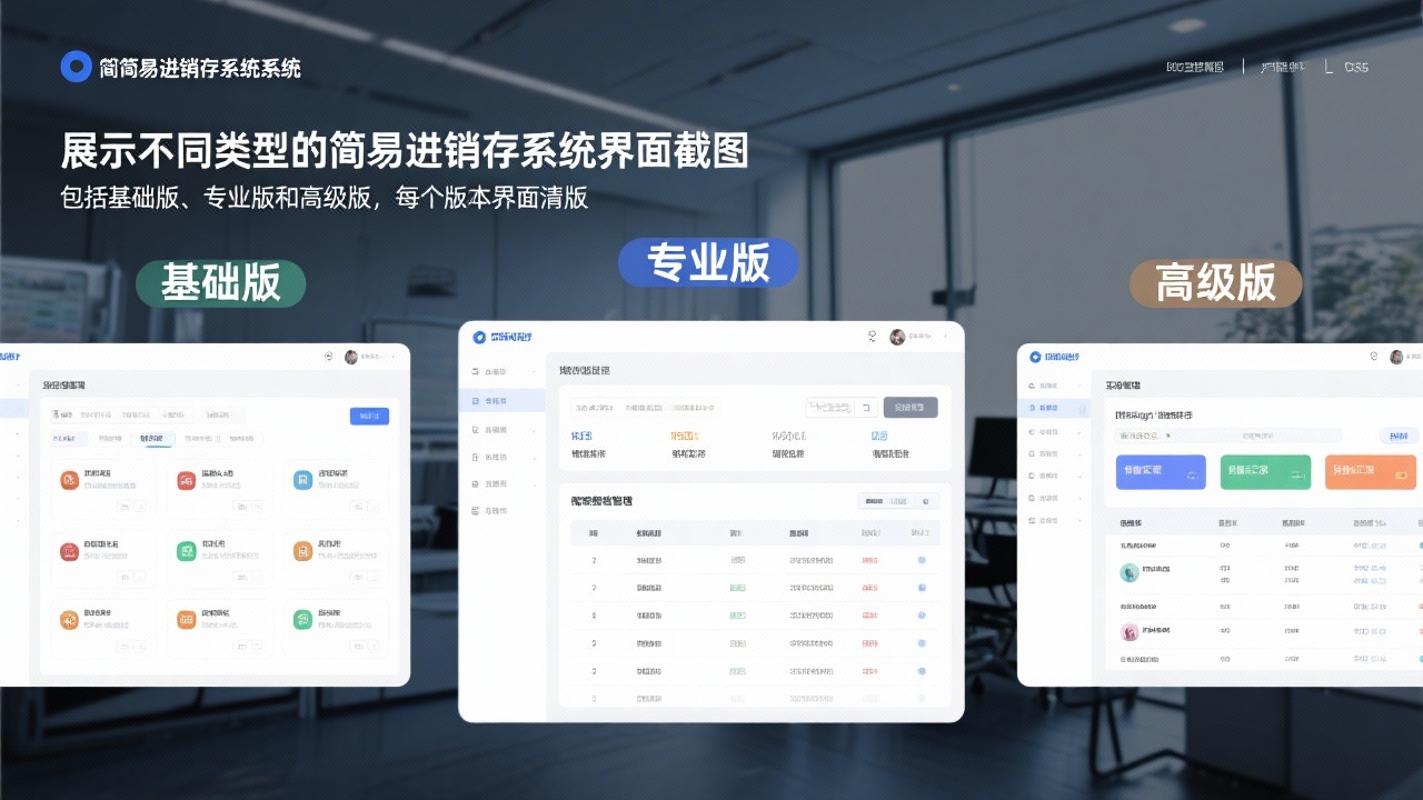 简易进销存系统类型有哪些？不同版本的功能对比