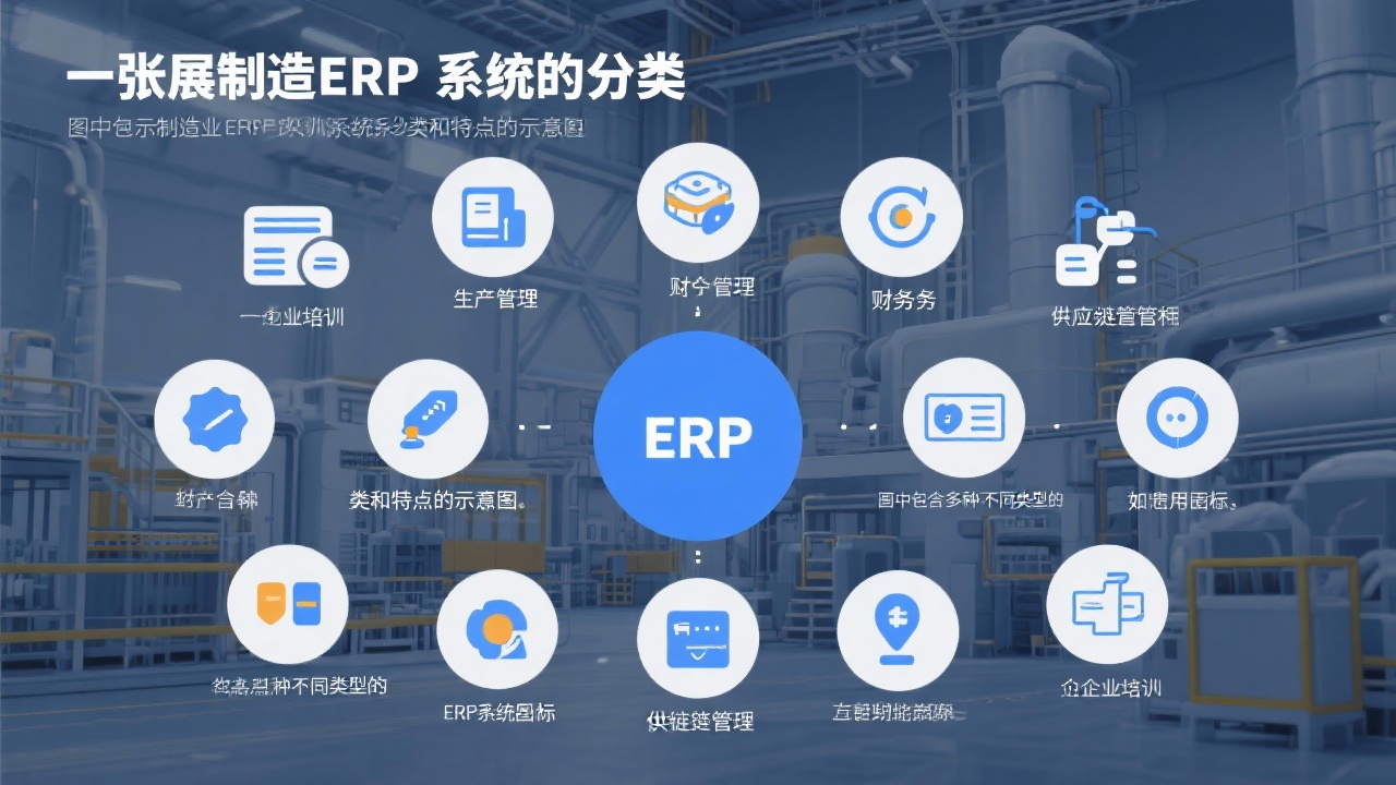 制造业ERP有哪些类型？不同ERP系统的特点与选择