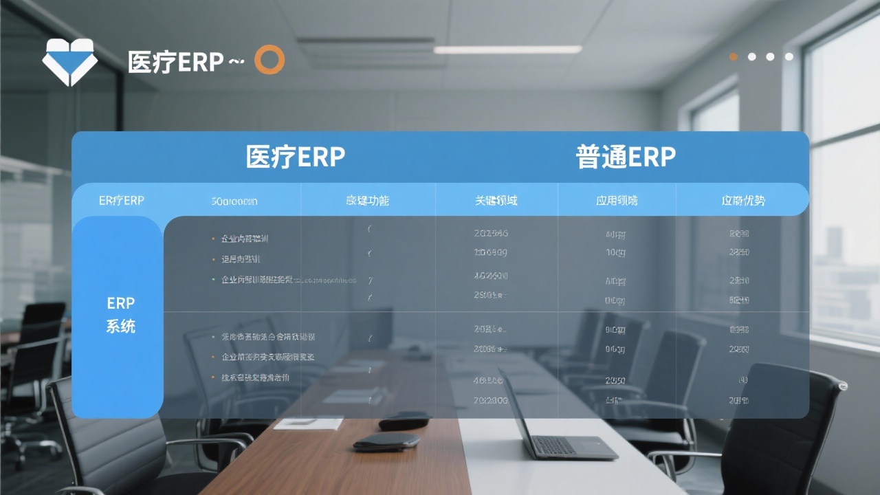 医疗ERP与普通ERP的区别在哪里？一张表格告诉你真相