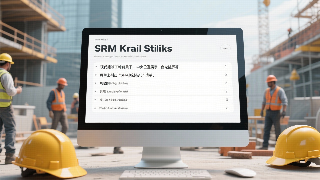 建筑行业企业SRM的10个关键技巧，助你快速上手