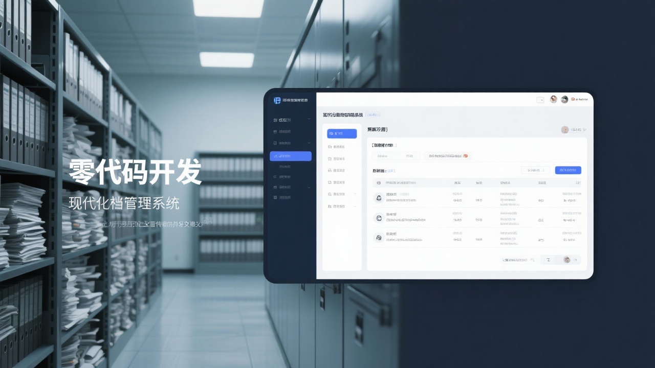 零代码开发档案管理系统,真的能省时省钱吗?