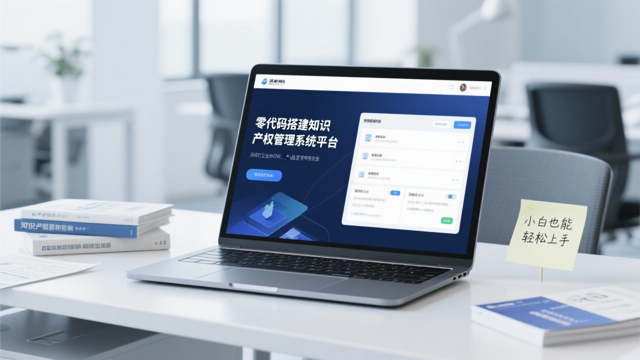 零代码搭建知识产权管理系统平台,小白也能轻松上手?