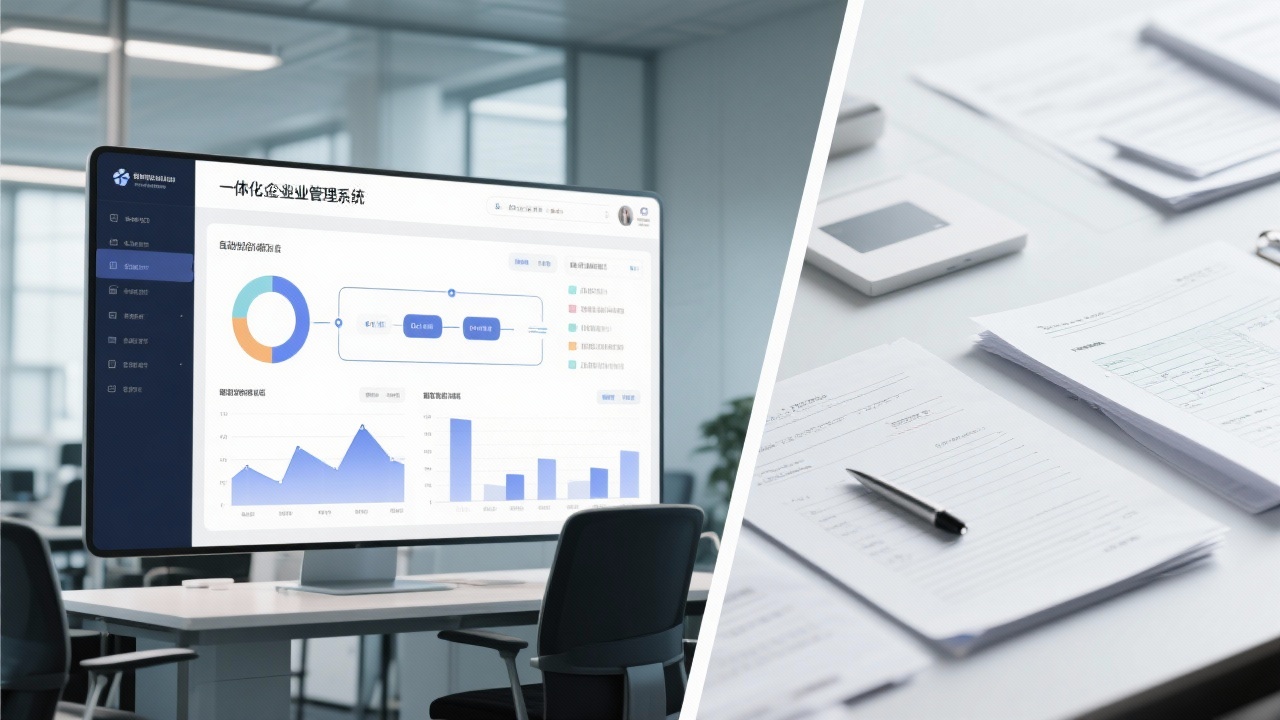 一体化企业管理系统与传统管理方式的差异对比