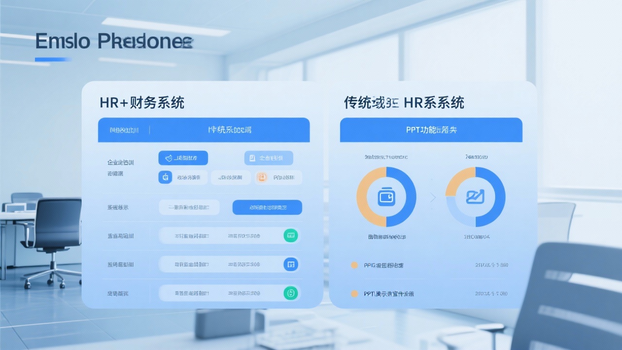 HR+财务系统与传统HR系统的区别是什么？一张表格告诉你差异