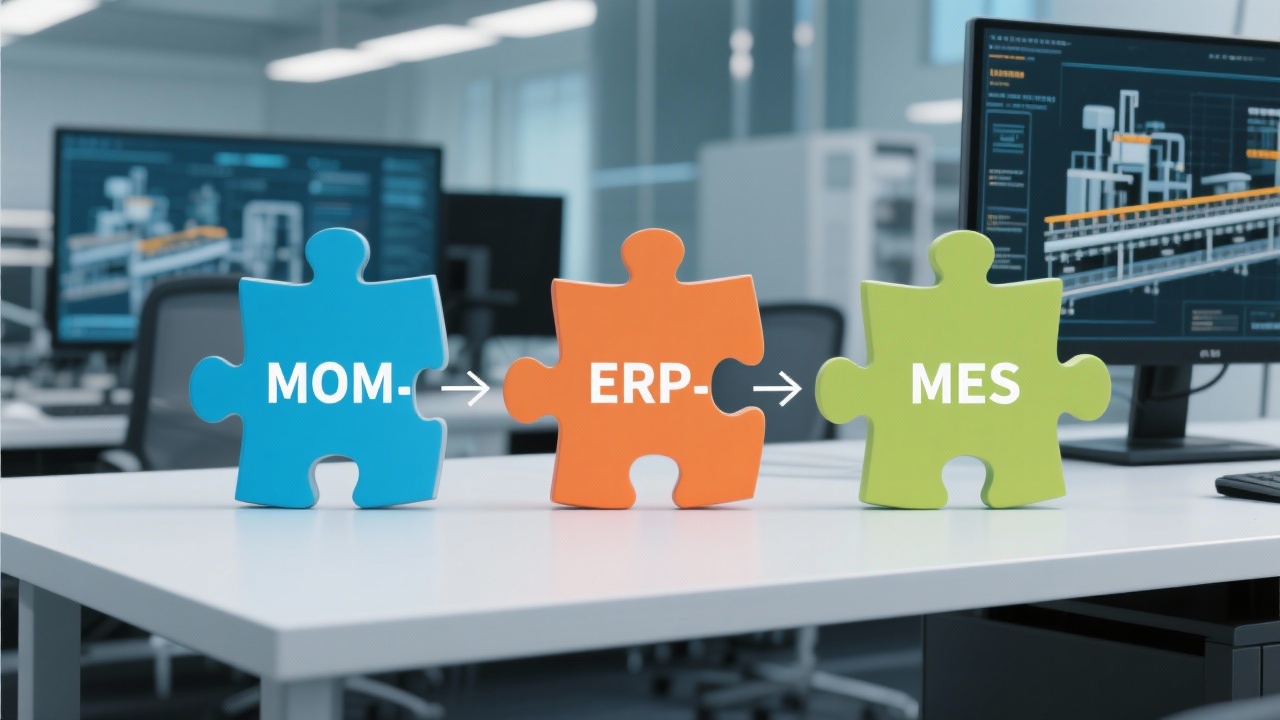 MOM与ERP、MES的区别与联系，看完秒懂