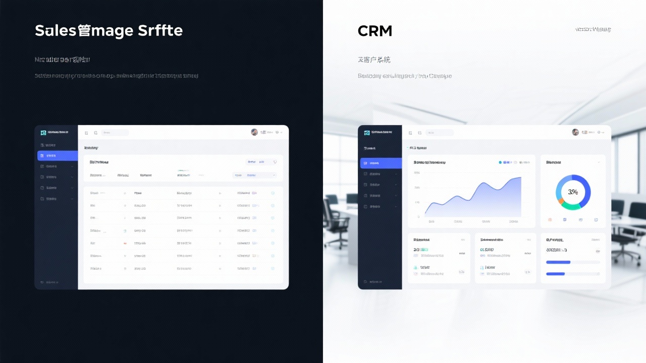 销售管理软件与CRM系统的区别在哪里？一张图告诉你