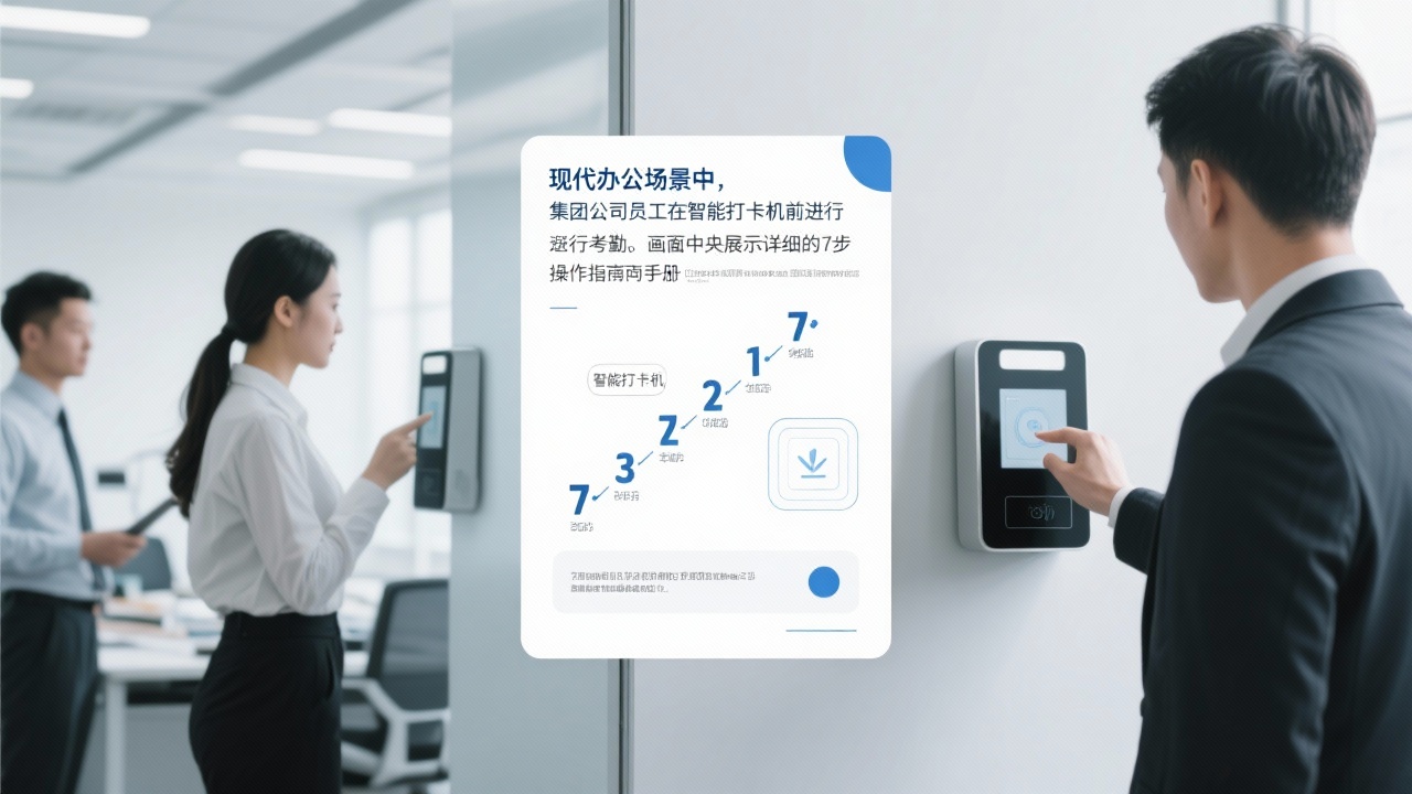 如何高效实施集团公司考勤打卡管理？7步操作指南