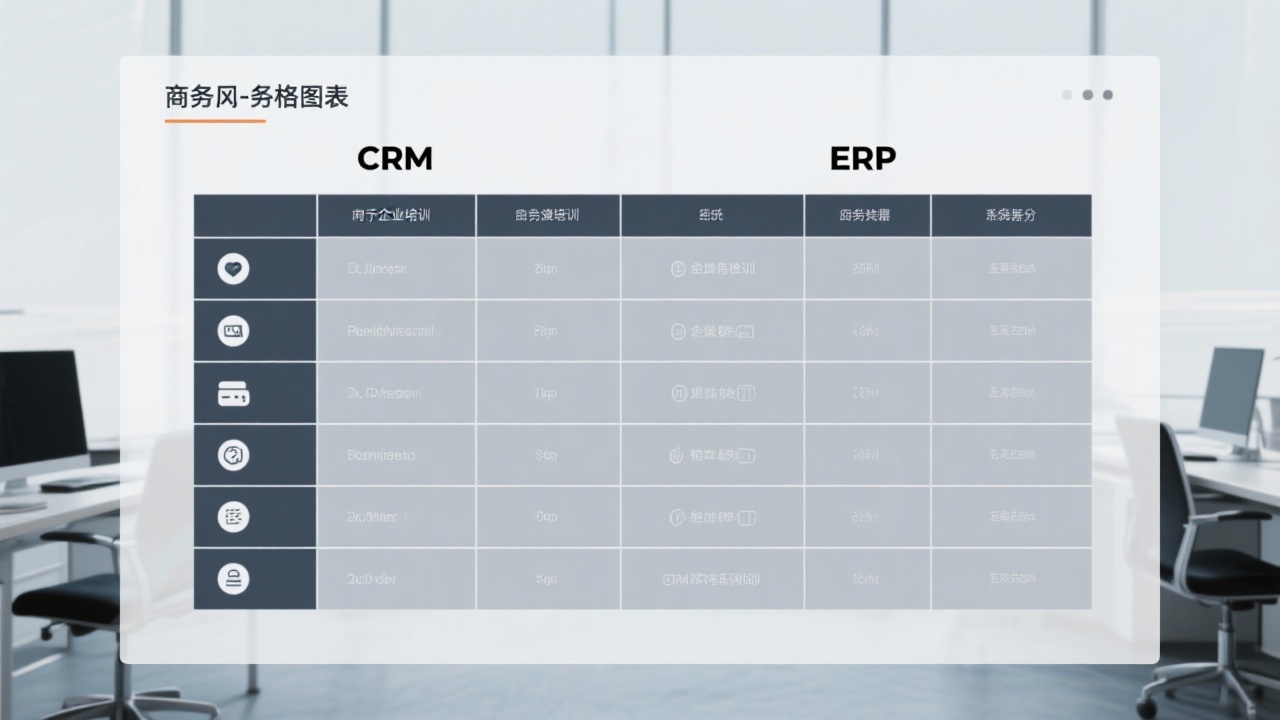 CRM与ERP的区别在哪里？一张表告诉你差异