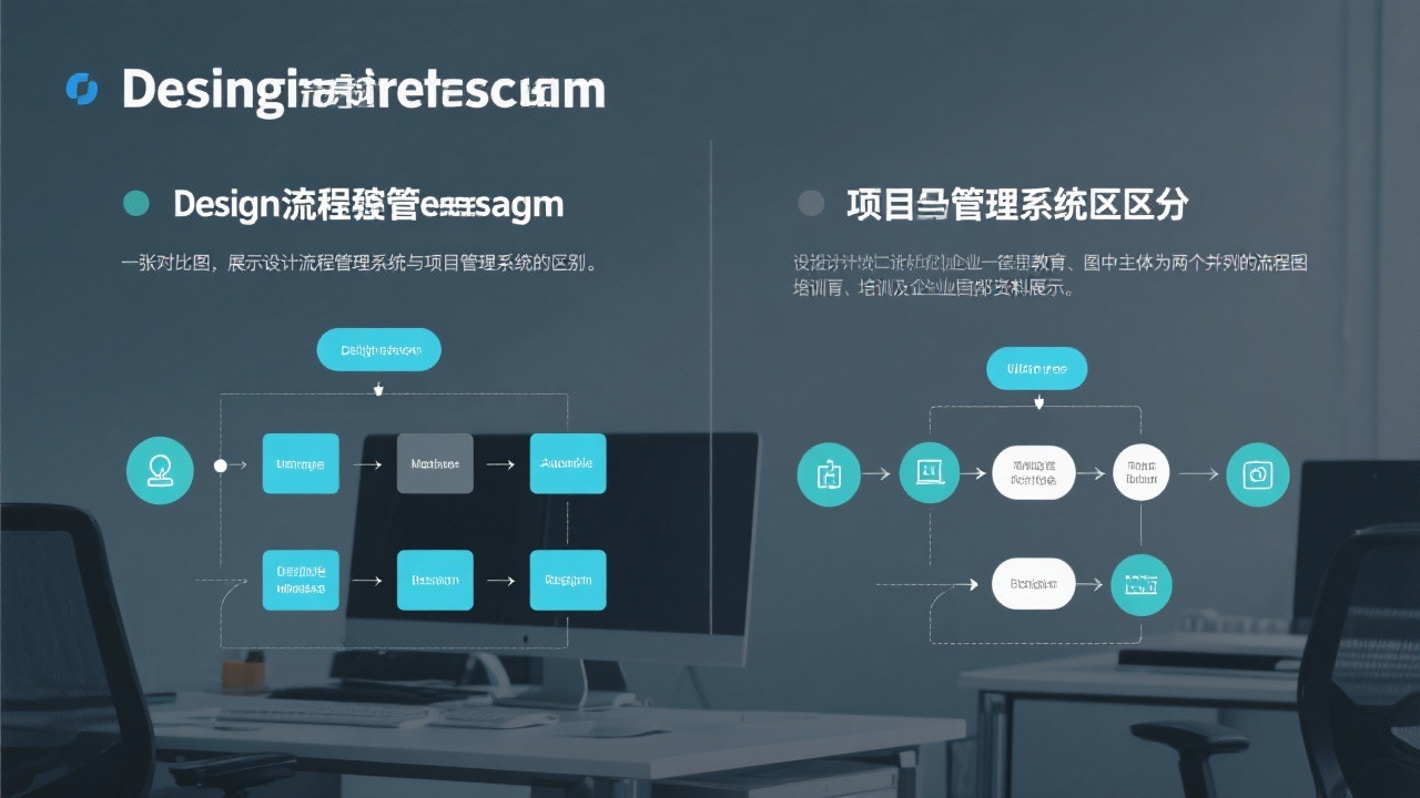 设计流程管理系统与项目管理系统的区别在哪里？一图对比