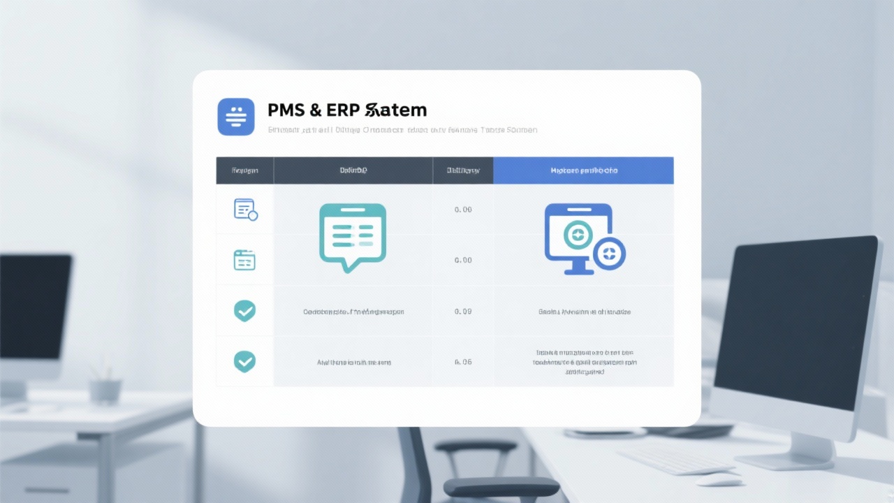 PMS系统与ERP系统的区别是什么？一张表告诉你差异