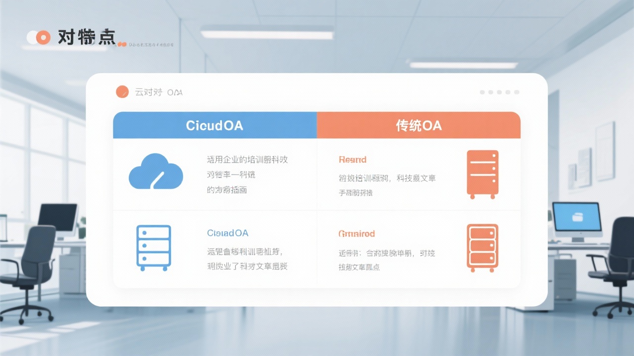 云OA与传统OA的区别是什么？用表格告诉你到底差在哪