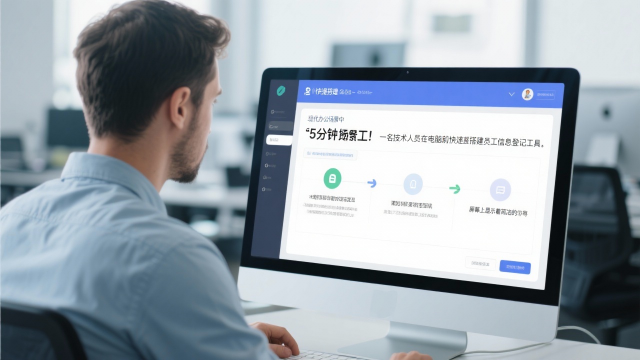 5分钟搞定！如何快速搭建员工信息登记工具？