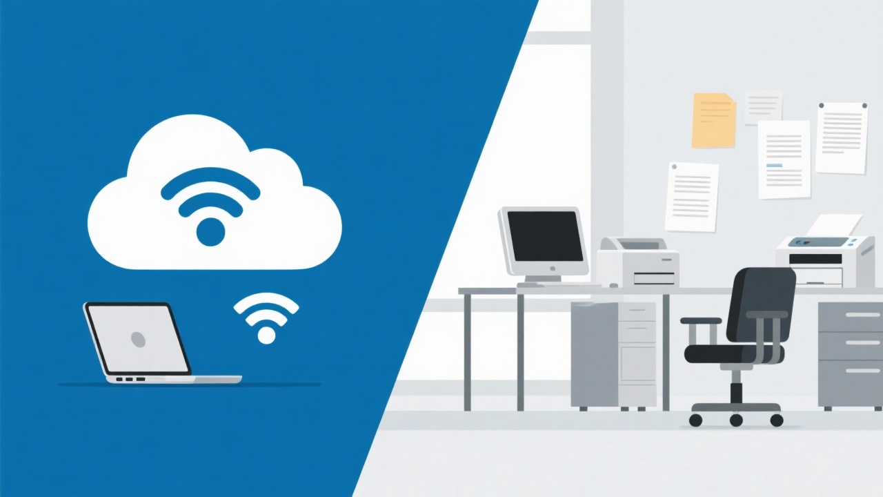 云端办公系统与传统办公方式的核心区别