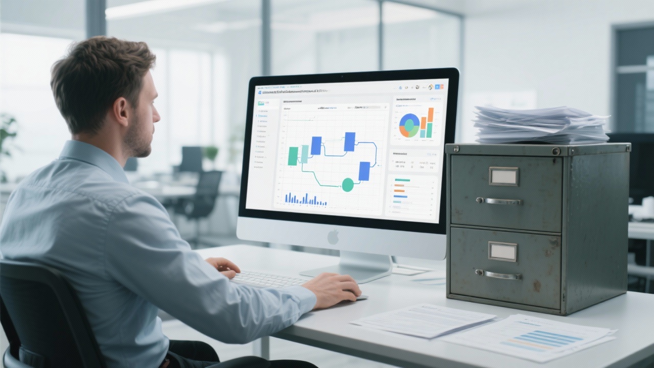 企业资源管理软件与传统管理方法的核心区别