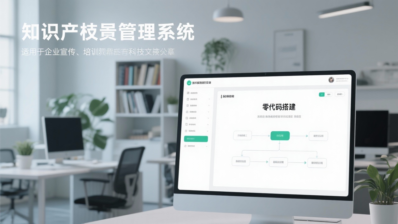 零代码搭建知识产权管理系统，真的可行吗？解决方案详解