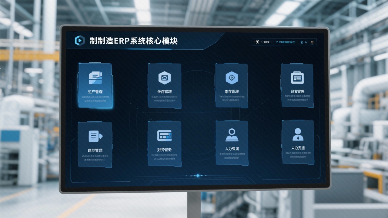 制造业ERP的组成与作用：一次看懂核心模块及其功能