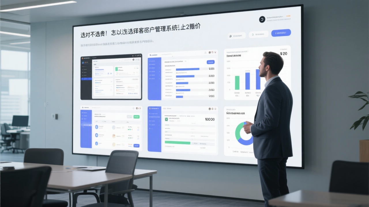 选对不选贵！怎样选择客户管理系统最划算？