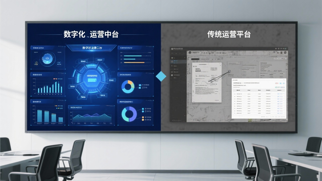 数字化运营中台与传统运营平台的区别在哪里？一张图告诉你
