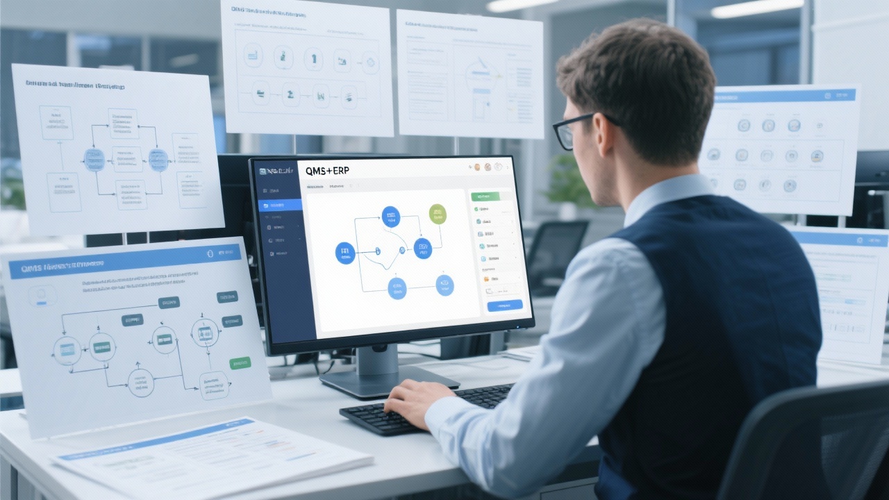 QMS+ERP系统的实施步骤与方法，新手也能一次看懂