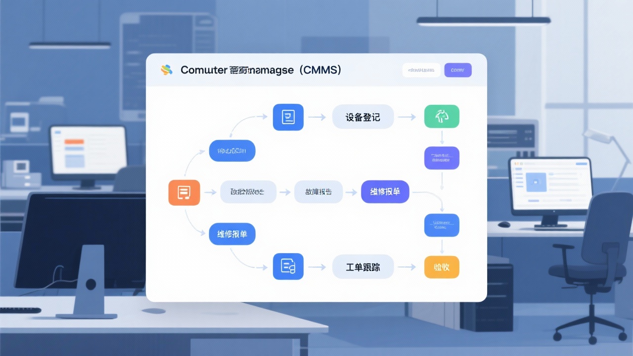 CMMS系统的工作流程是怎样的?一步步拆解给你看